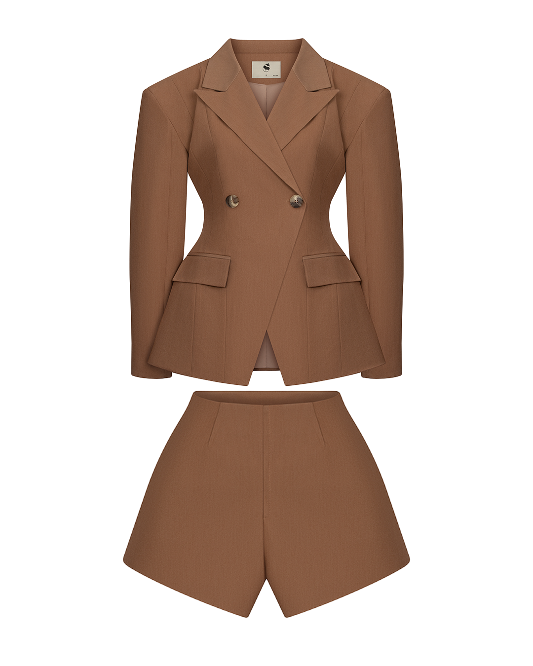 Second Skin Blazer and Tailored Waist Shorts